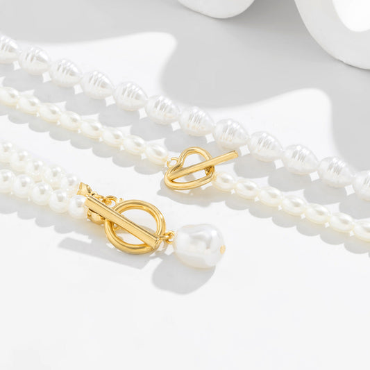 Conjunto de Pulseras Perla Infinity