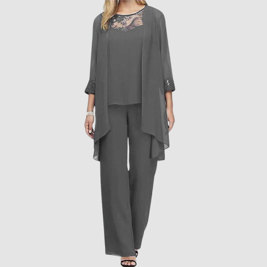 Iva™ Conjunto Elegante de Tres Piezas