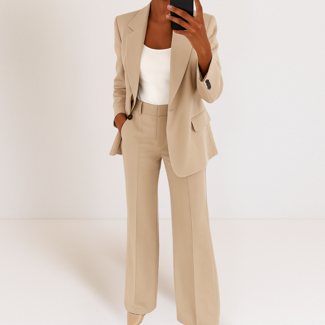 Melynda™ Conjunto Elegante de Dos Piezas
