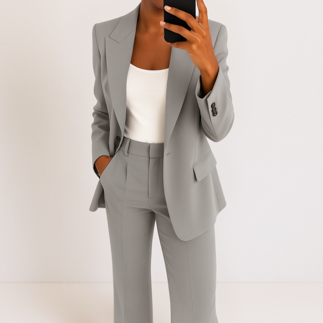 Melynda™ Conjunto Elegante de Dos Piezas