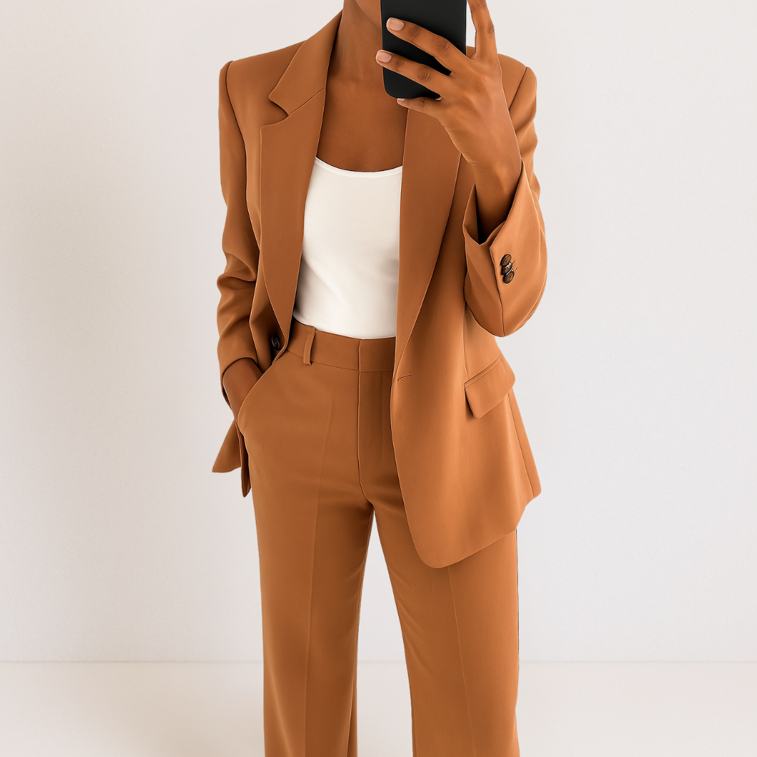 Melynda™ Conjunto Elegante de Dos Piezas