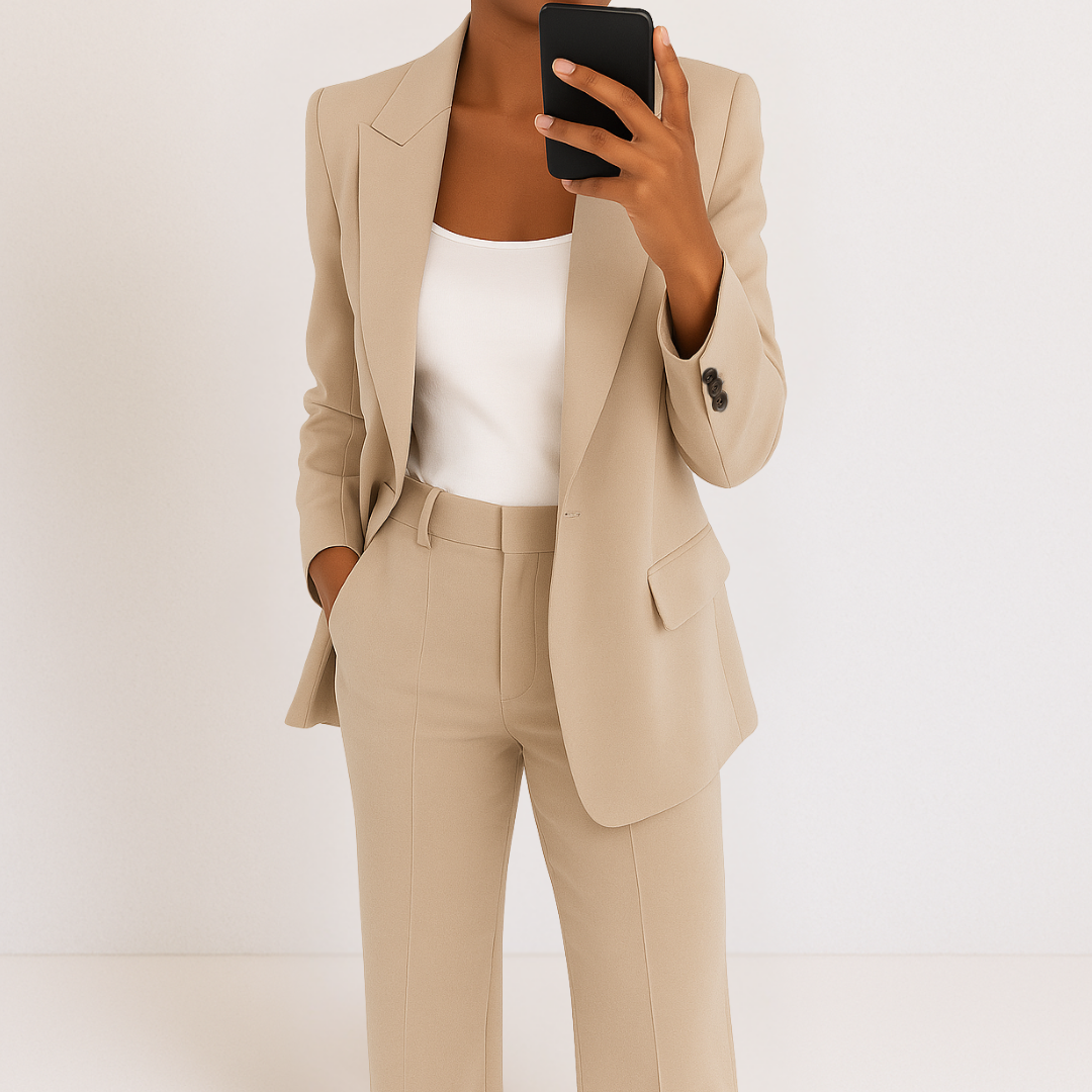 Melynda™ Conjunto Elegante de Dos Piezas