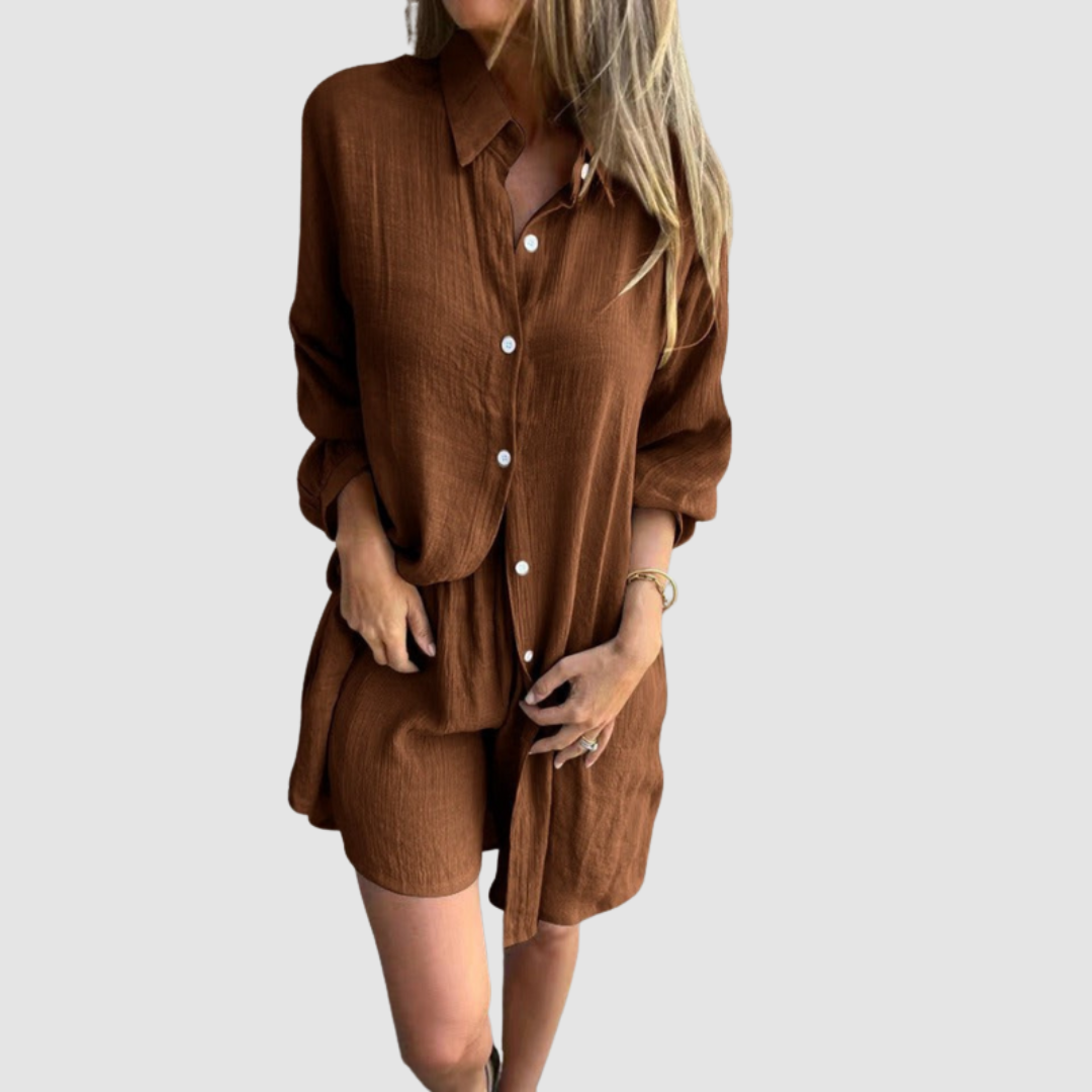 Gennie™ Conjunto Elegante de Dos Piezas