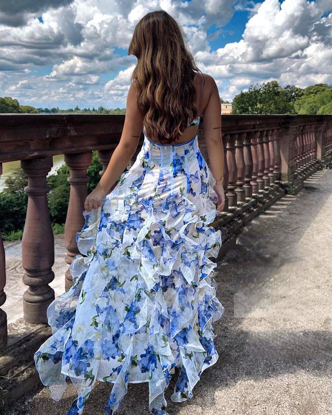 Nellie | Vestido Coastal Bloom