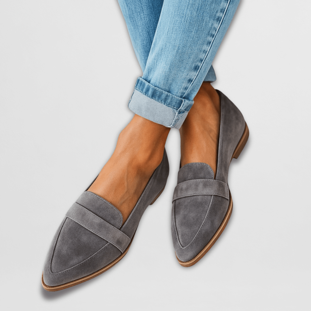 Helen | Zapatillas ortopédicas de ante suave