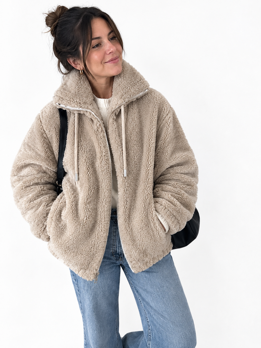 Marina - Chaqueta cómoda con cremallera