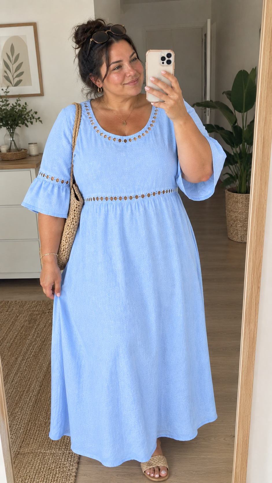 Helena | Vestido Largo de Lino Vientre Plano