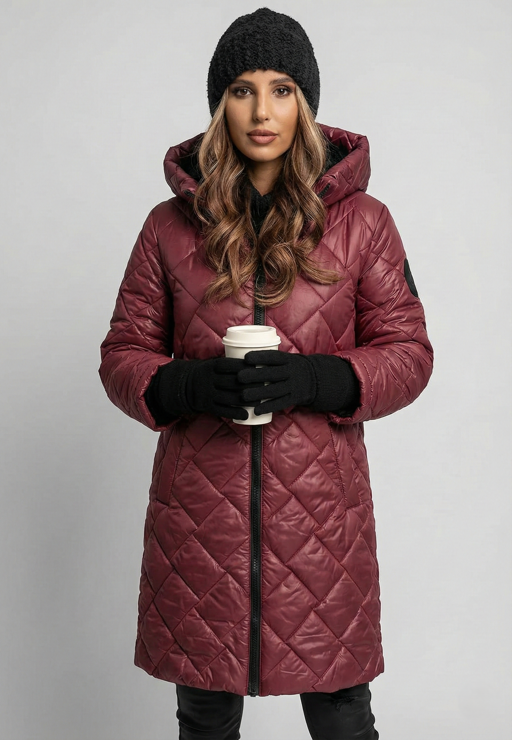 Vera | Abrigo acolchado con capucha