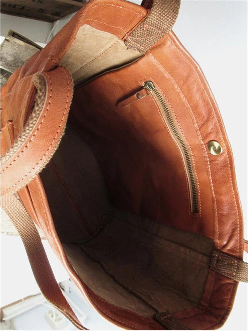 Lorena™ | Bolsa de cuero moderno y elegante