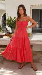 ADA - VESTIDO MIDI DE TIRANTES