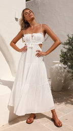 ADA - VESTIDO MIDI DE TIRANTES