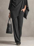 Sarina™ | Conjunto Chic con Drapé de Dos Piezas