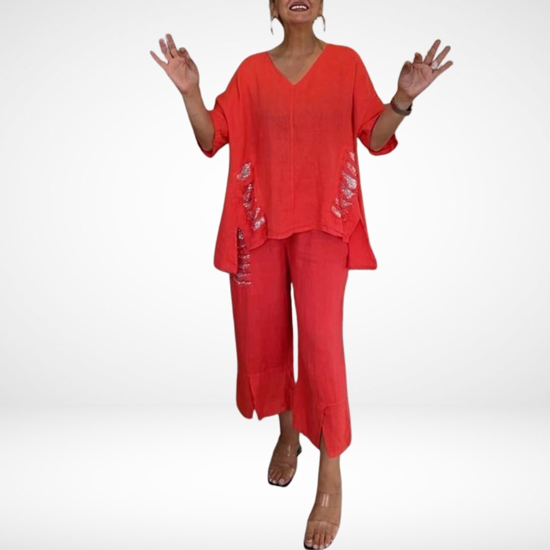 Conjunto de verano chic de dos piezas Briella™