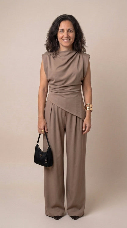 Diann™ Conjunto Elegante de Dos Piezas