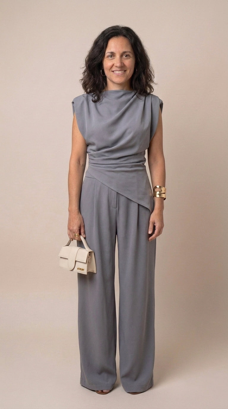 Diann™ Conjunto Elegante de Dos Piezas
