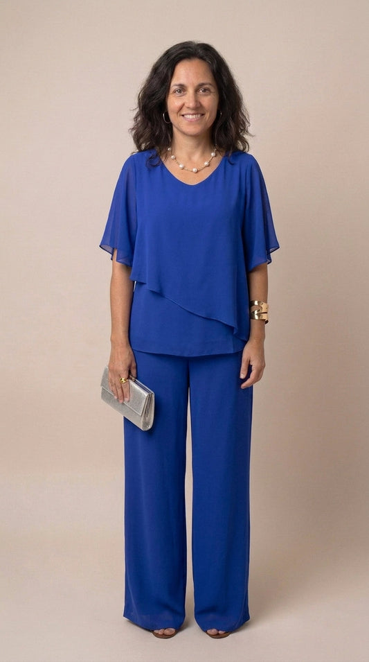 Sarina™ Conjunto Elegante de Dos Piezas