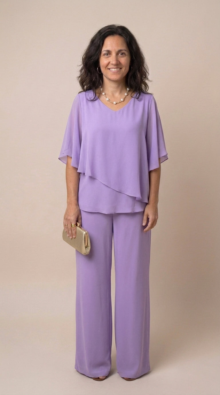 Sarina™ Conjunto Elegante de Dos Piezas