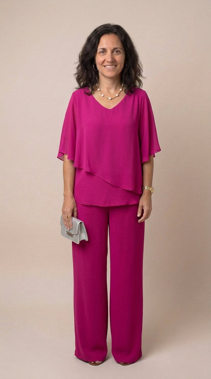 Sarina™ Conjunto Elegante de Dos Piezas