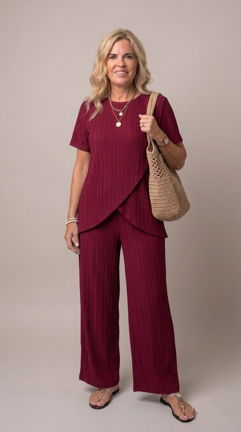 Conjunto Lorrina™ Elegante y Cómodo de Dos Piezas
