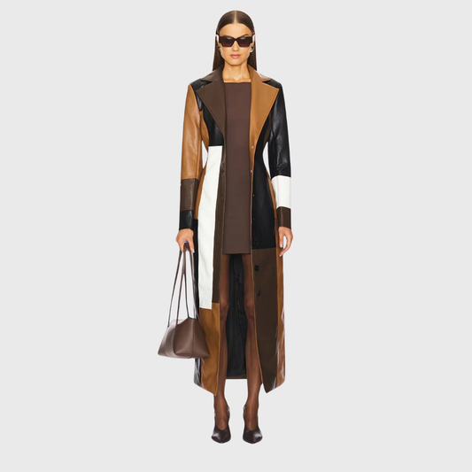 Abrigo largo | patchwork