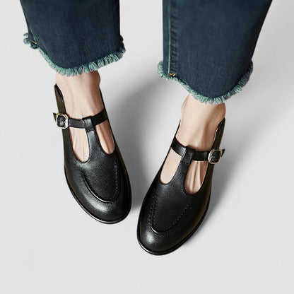 Camila | Zapatos Mary Jane Ortopédicos de Tacón Bajo