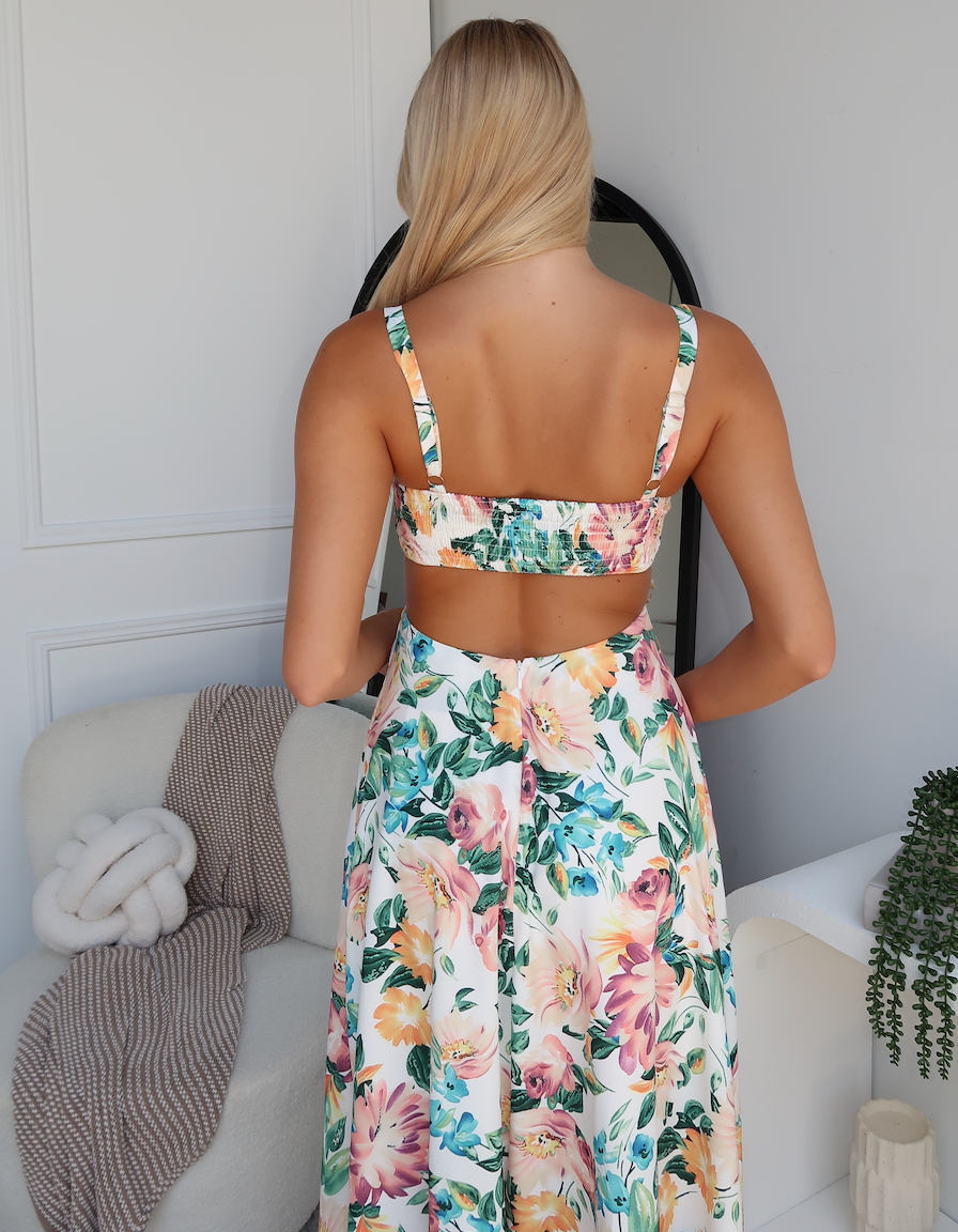 VESTIDO MAXI  - ESTAMPADO FLORAL