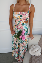 VESTIDO MAXI  - ESTAMPADO FLORAL