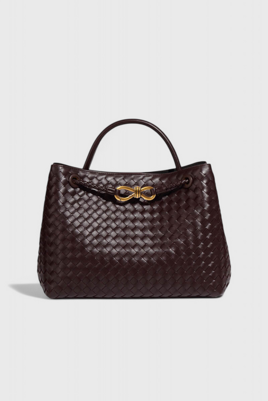 Bolsa Diaria Tejida Índigo