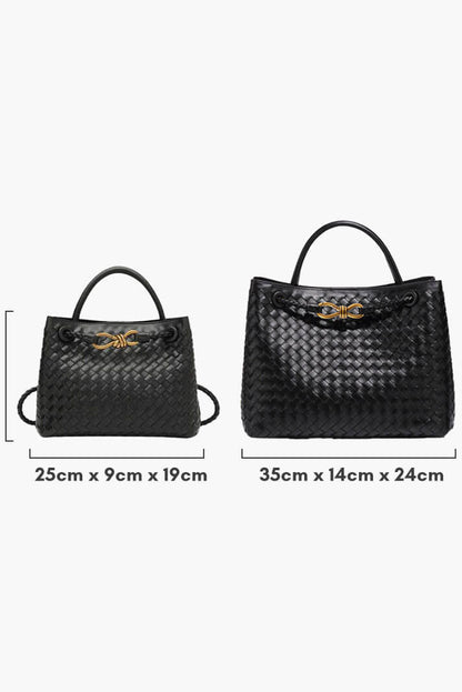 Bolsa Diaria Tejida Índigo