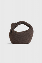 Remi Bolso Mini Woven con Detalle de Nudo