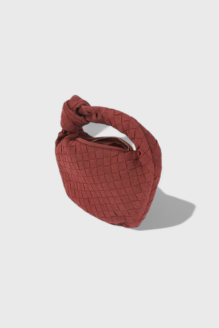 Remi Bolso Mini Woven con Detalle de Nudo