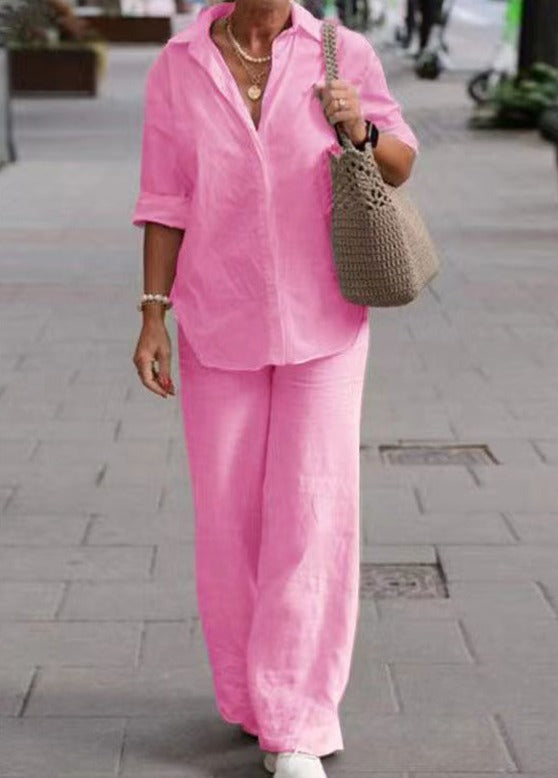 Denice™ Conjunto Elegante Casual de Dos Piezas