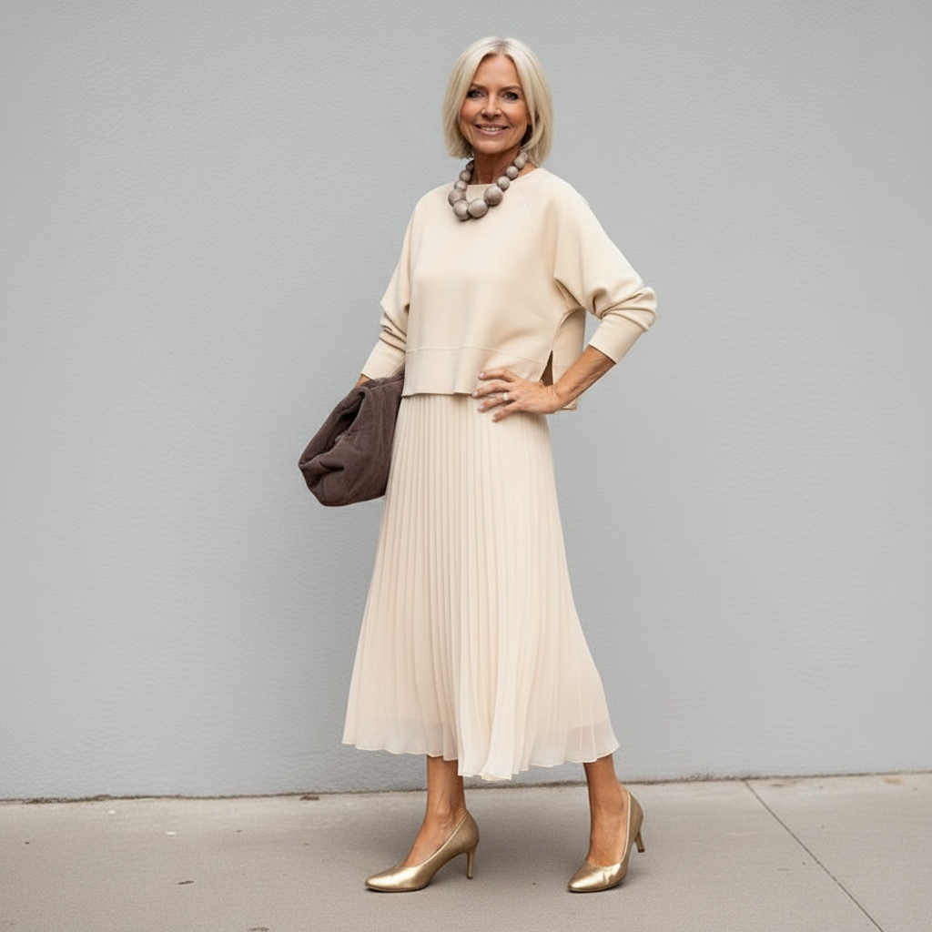 Emmie™ Conjunto Elegante de Dos Piezas