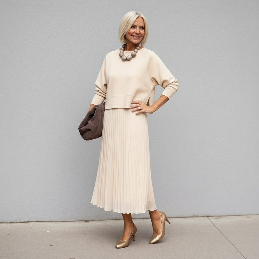 Emmie™ Conjunto Elegante de Dos Piezas