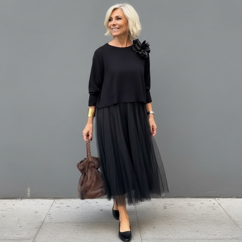Emmie™ Conjunto Elegante de Dos Piezas