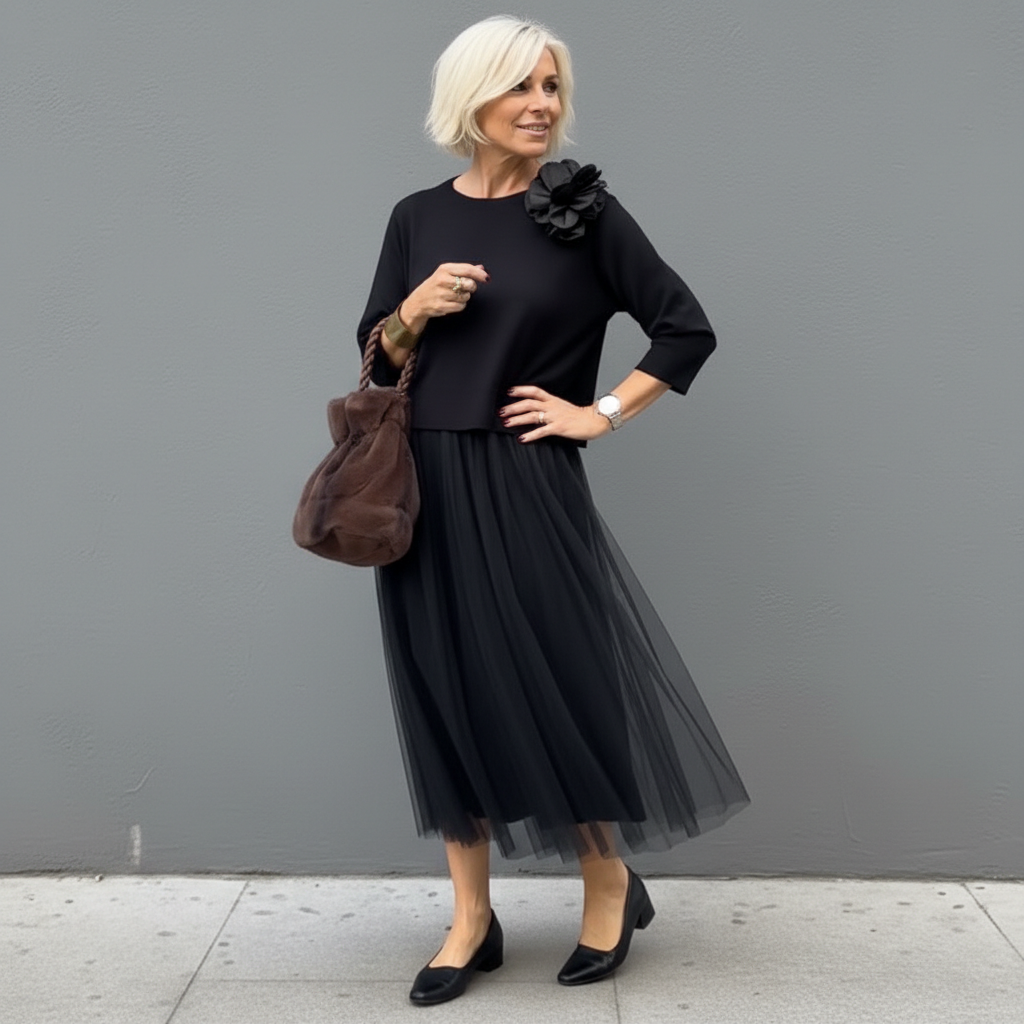 Emmie™ Conjunto Elegante de Dos Piezas