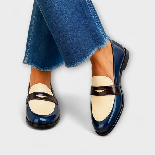 Claudia | Mocasines Bicolores