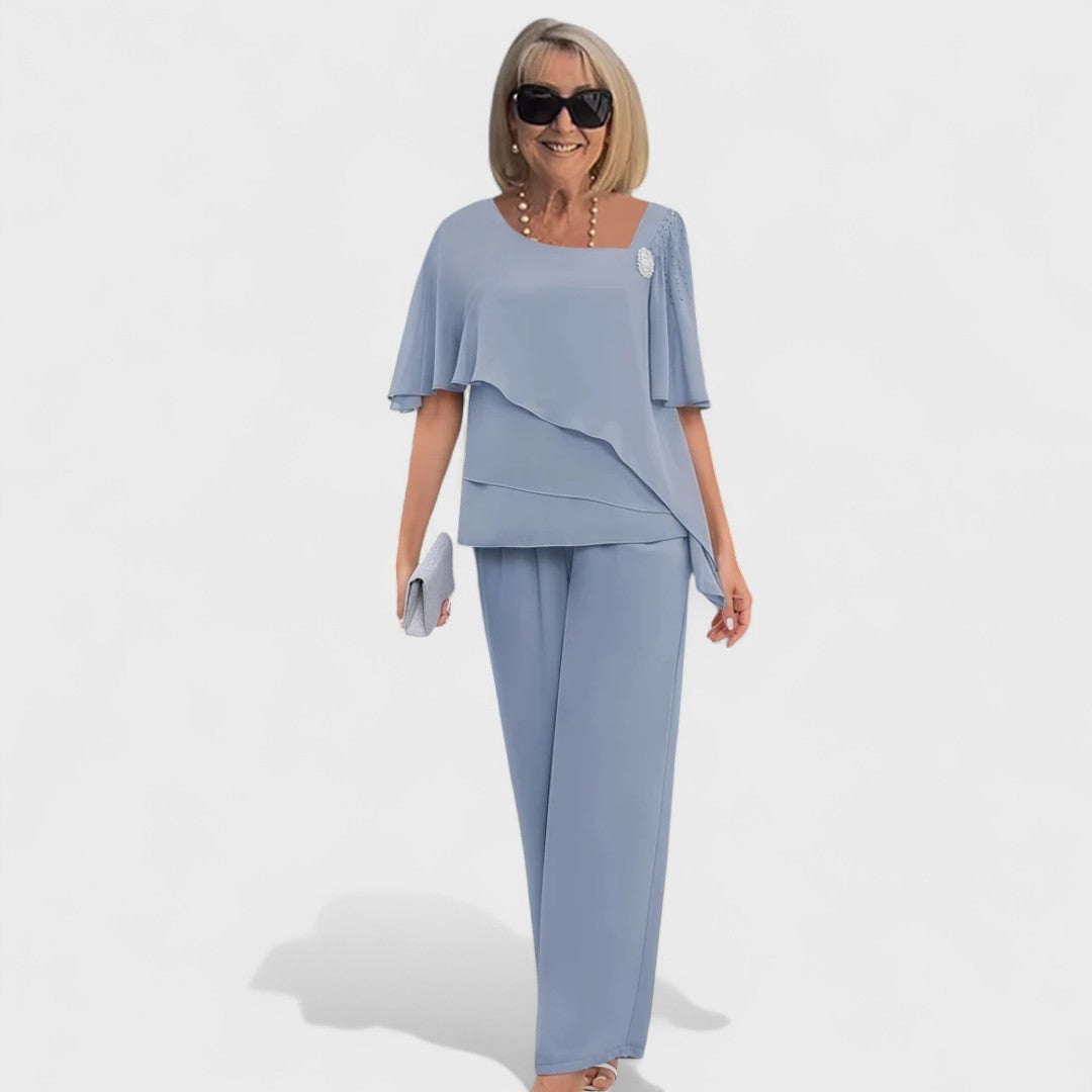 Wynonna™ Conjunto Elegante de Dos Piezas