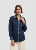 Lucía | Camisa de punto vaquera