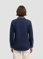 Lucía | Camisa de punto vaquera