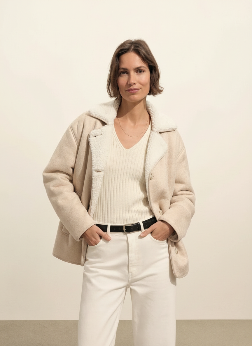 CLARA™ | Chaqueta tipo aviador