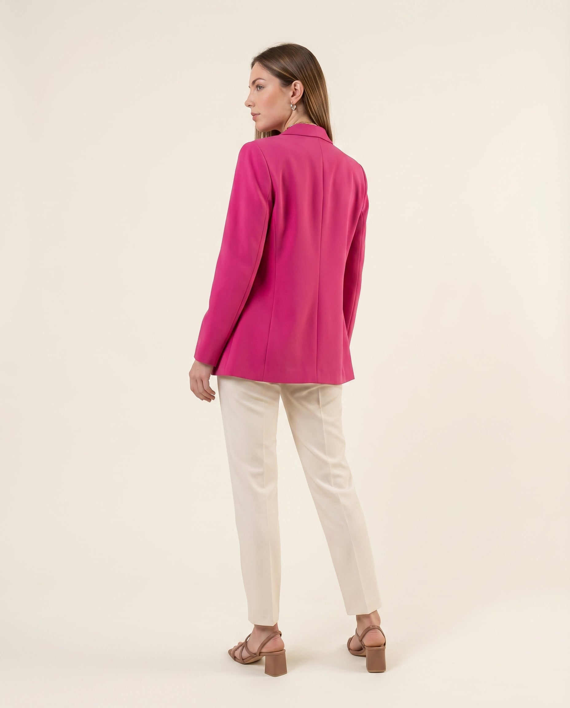 PAULA™| BLAZER CASUAL CON BOLSILLOS DELANTEROS