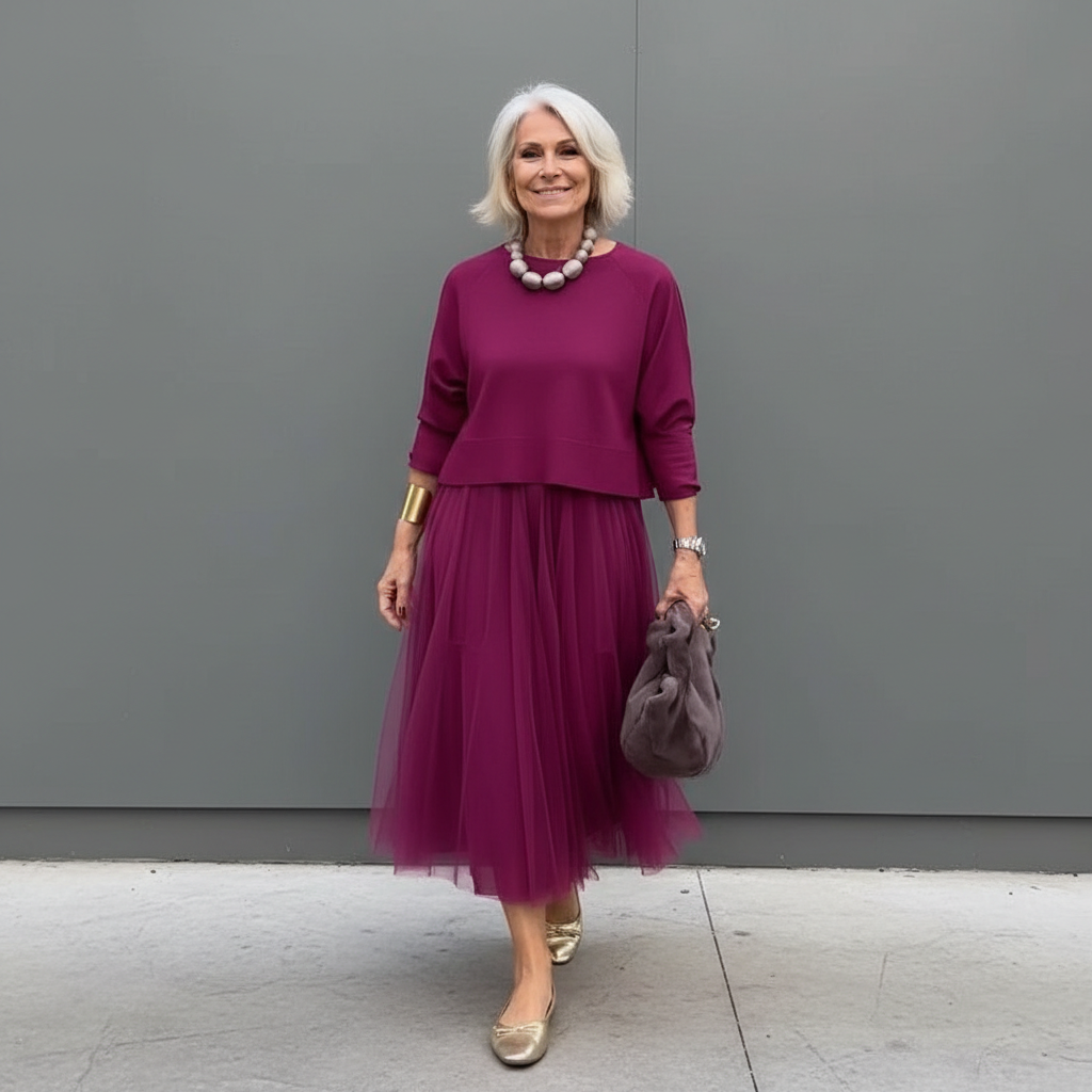 Emmie™ Conjunto Elegante de Dos Piezas