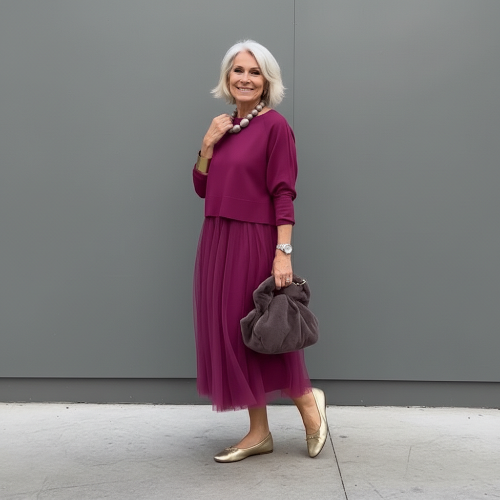 Emmie™ Conjunto Elegante de Dos Piezas