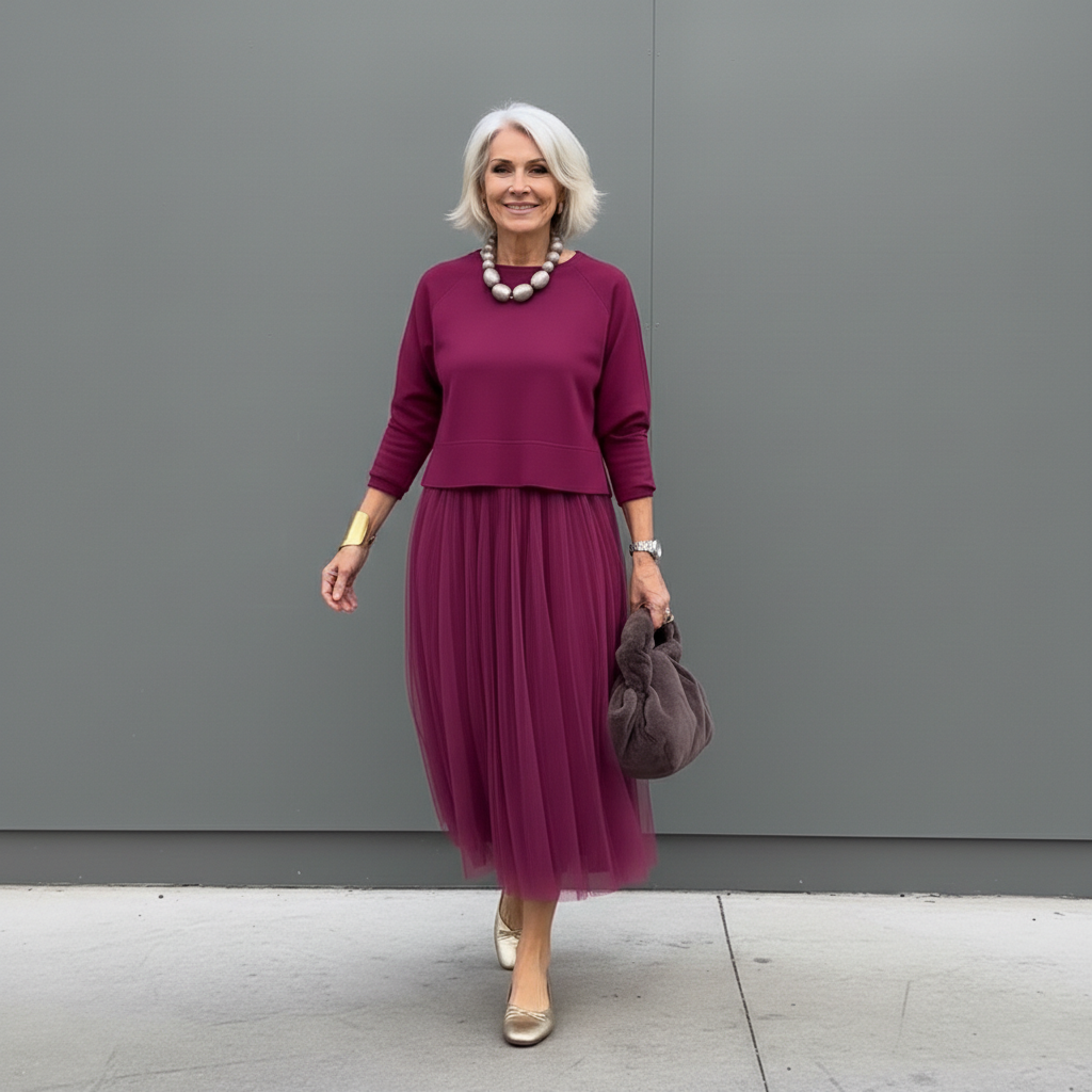 Emmie™ Conjunto Elegante de Dos Piezas