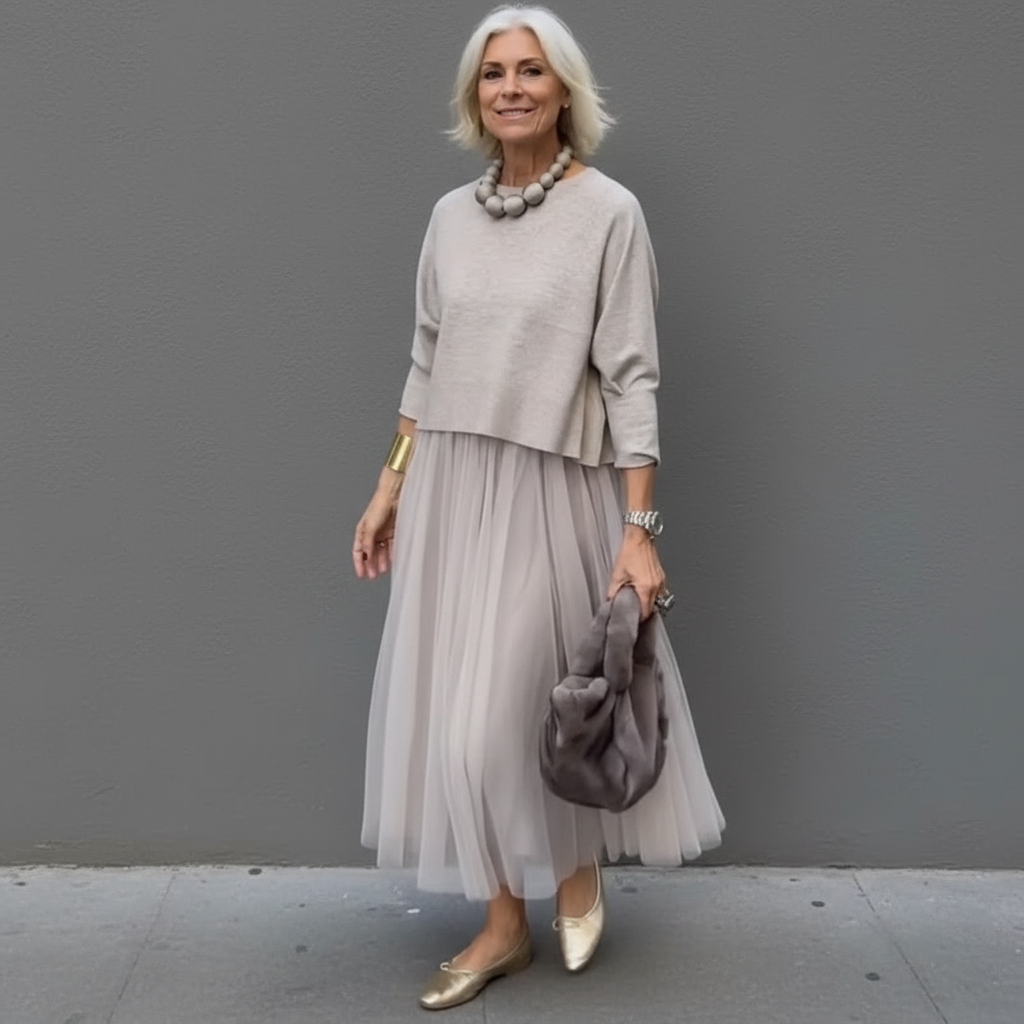 Emmie™ Conjunto Elegante de Dos Piezas