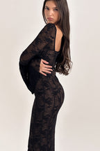 Allegra | Vestido largo de encaje