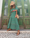 Flora - Vestido largo estampado