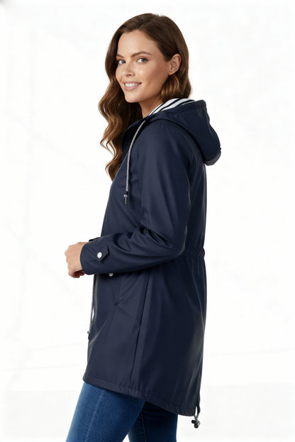 Inés | Chubasquero Impermeable Mujer con Capucha