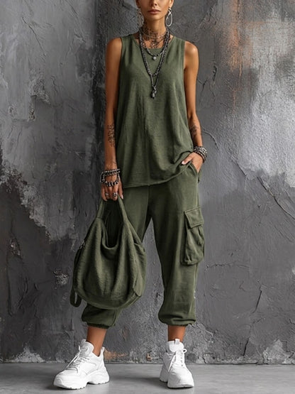 Valentina | Completo Casual Morbido con Tasche